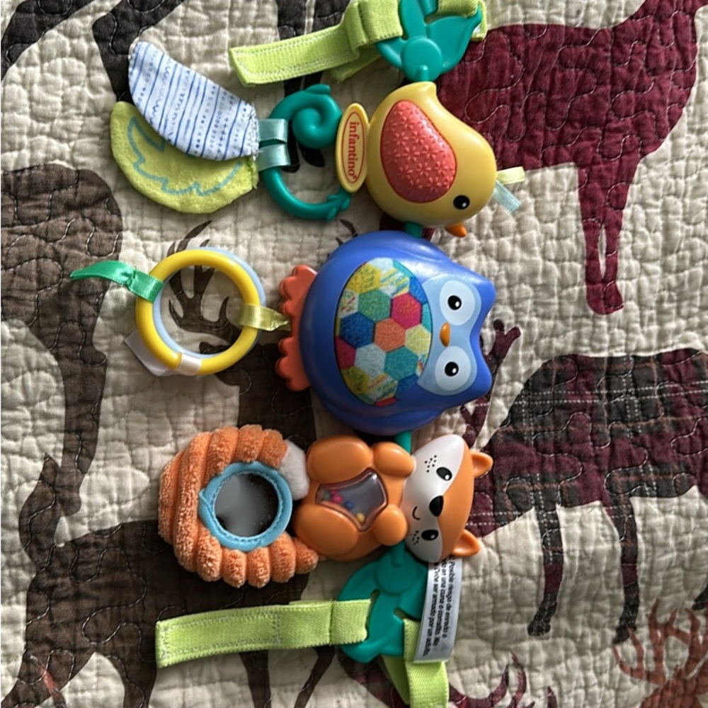 Infantino Vibrant Animal Rattle Collection